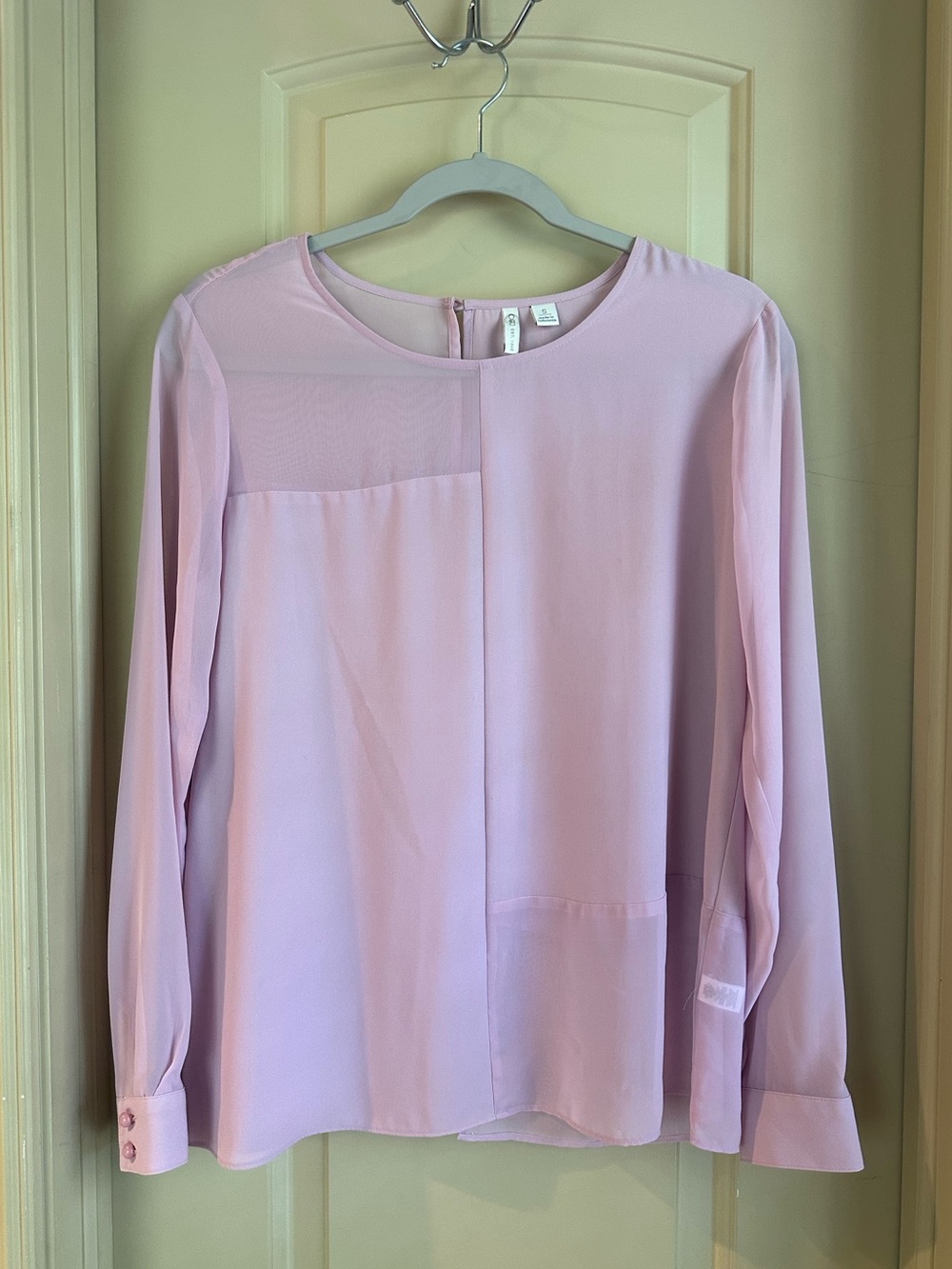 Women’s Cato Est. 1946 Dressy Top; Dusty Lavender Pink; Size S
